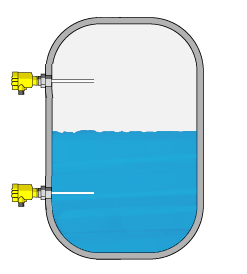 Обнаружение уровня жидкости с емкостными сигнализаторами